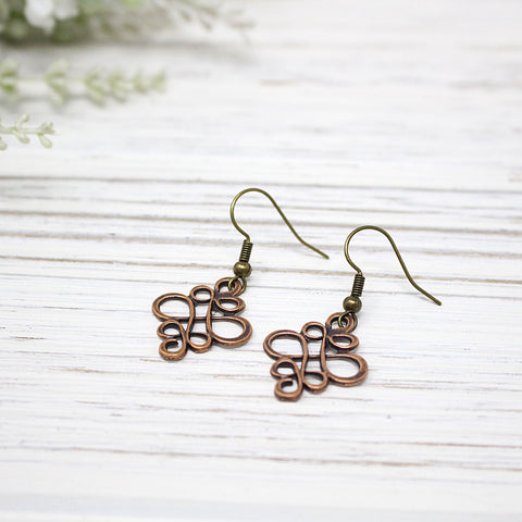 Celtic Knot Swirl Earring