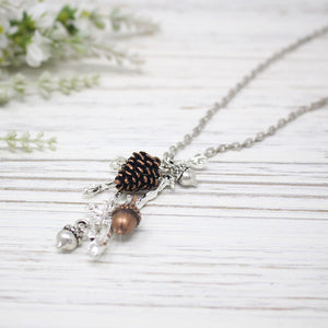 Autumn Cluster Necklace