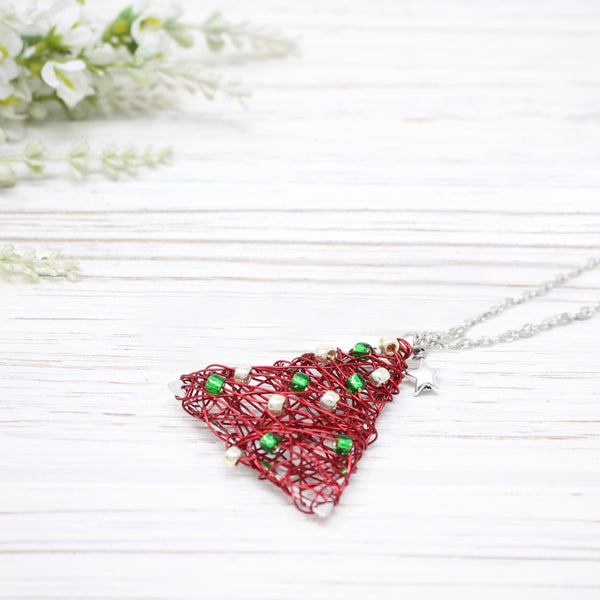 Christmas Tree Necklace