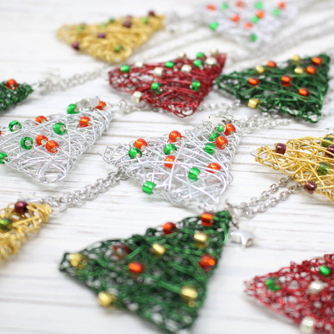 Christmas Tree Necklace