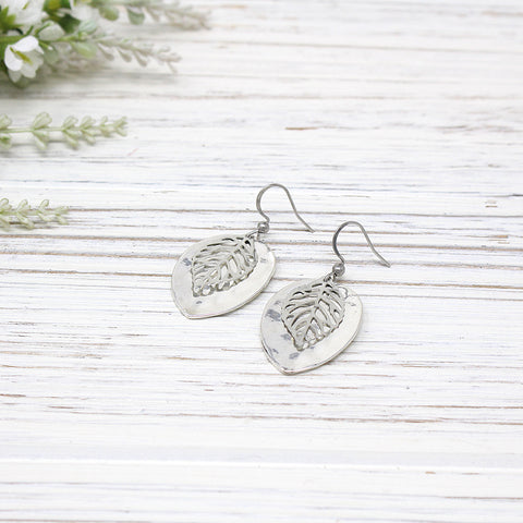 Double Leaf Earring