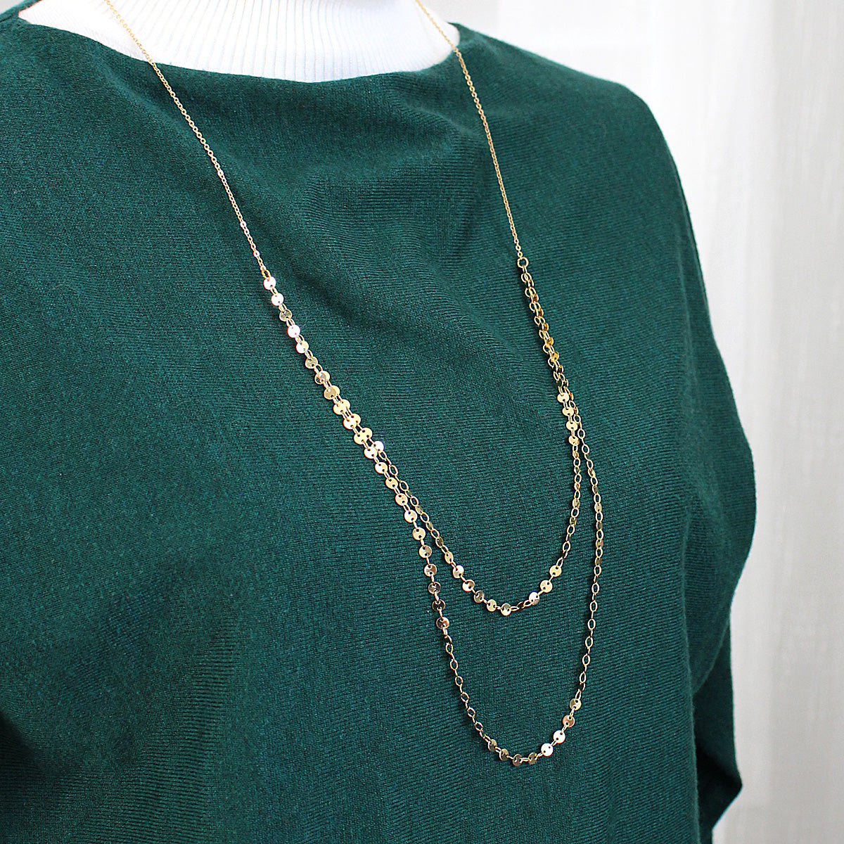 Double Strand Sparkle Necklace