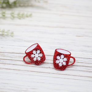 Hot Cocoa Mug Studs