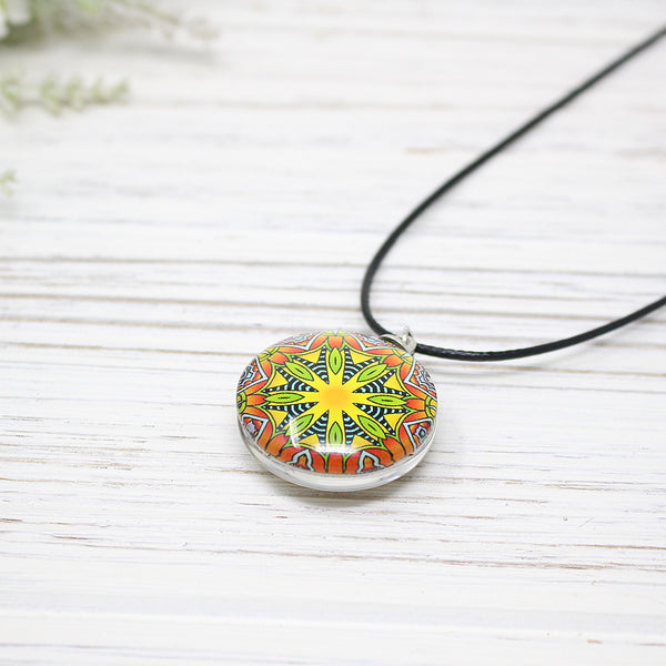 Glass Pendant Necklaces
