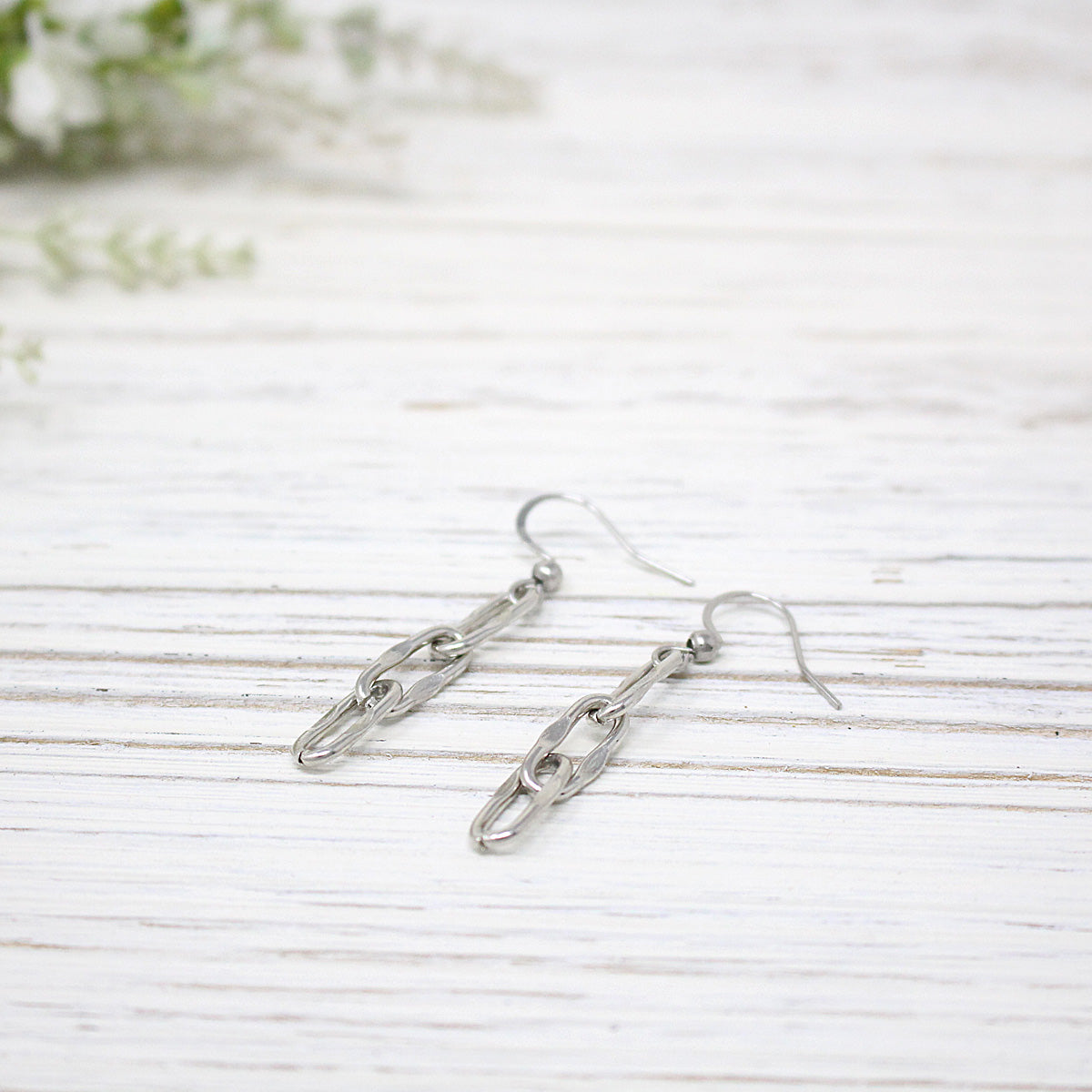 Long Paperclip Earrings