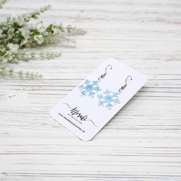 Sparkle Snowflake Earring