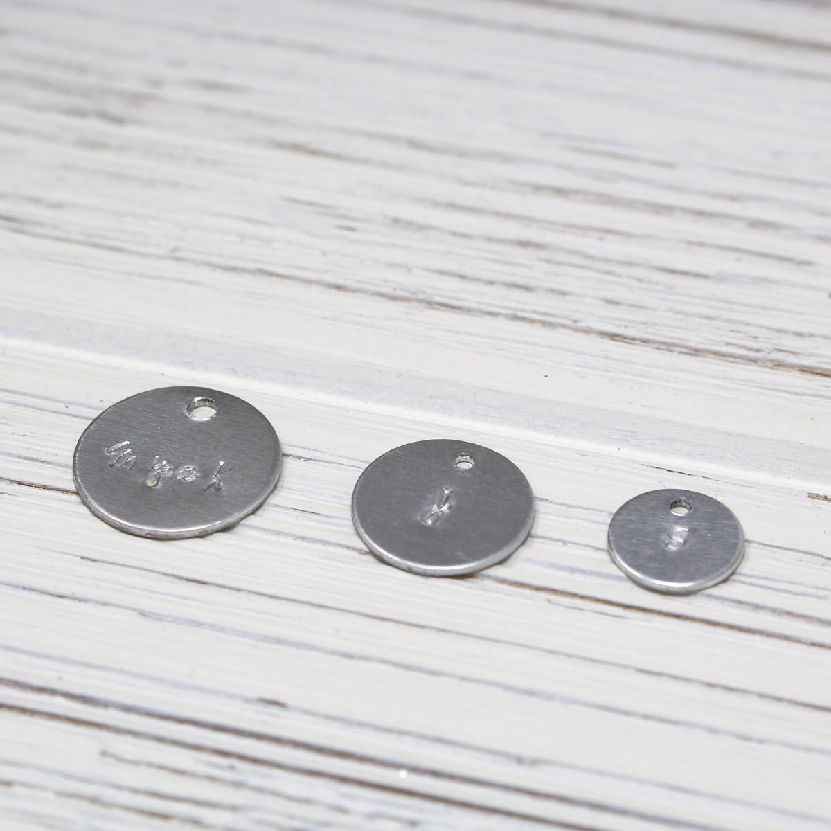 Handstamped Tag - Large