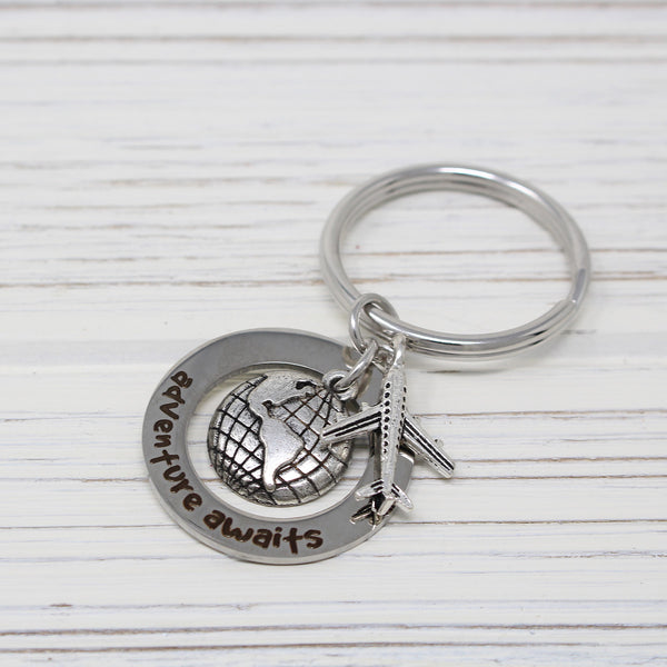 Adventure Awaits Keychain