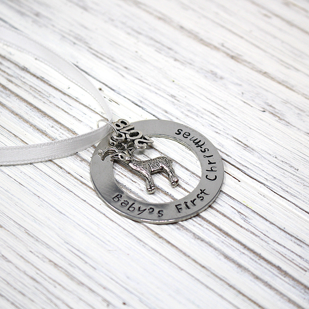 Baby's First Christmas Ornament w/Swarovski Crystal