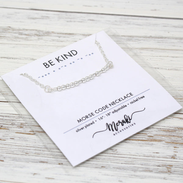 Kódikas "Morse Code" Necklaces
