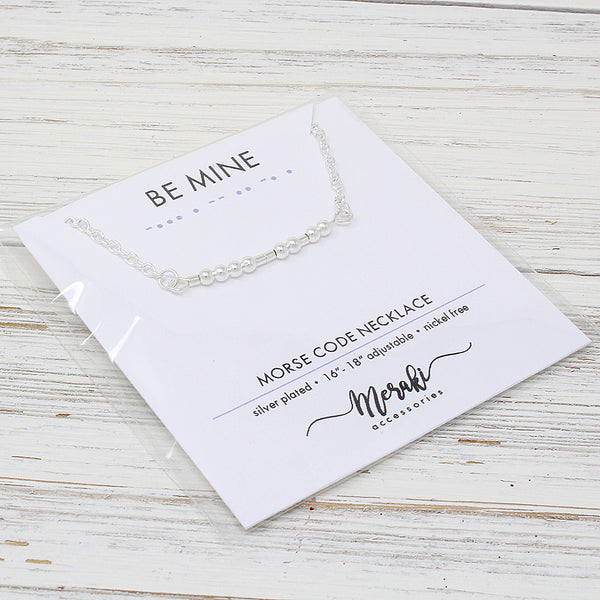 Kódikas "Morse Code" Necklaces