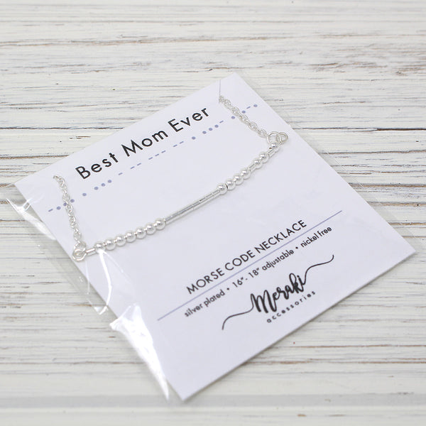Kódikas "Morse Code" Necklaces