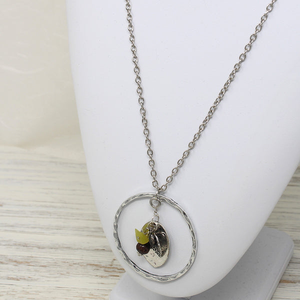 The "Convertible" Necklace (Switch fall cluster included with our other seasonal charms)