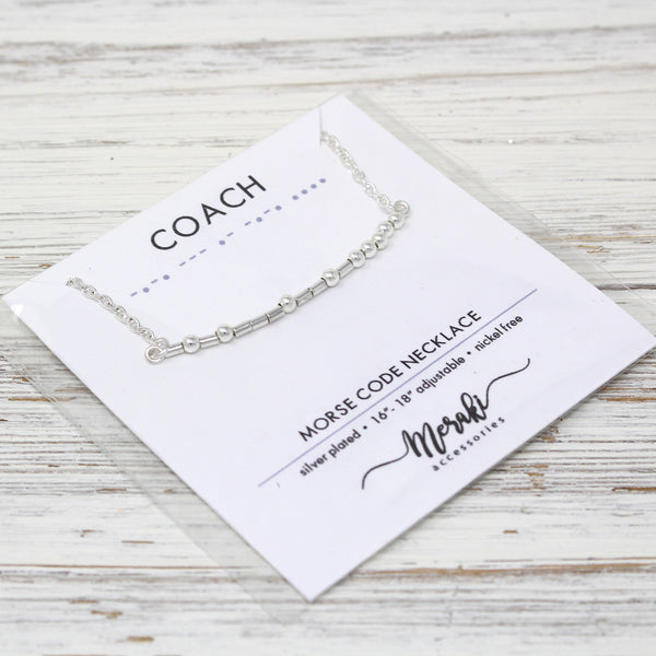 Kódikas "Morse Code" Necklaces