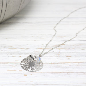Dandelion Wish Necklace