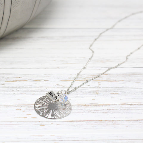 Dandelion Wish Necklace