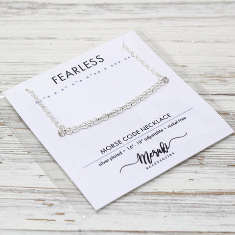 Fearless "Morse Code" Necklaces