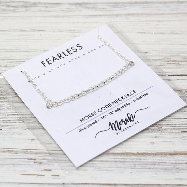 Kódikas "Morse Code" Necklaces