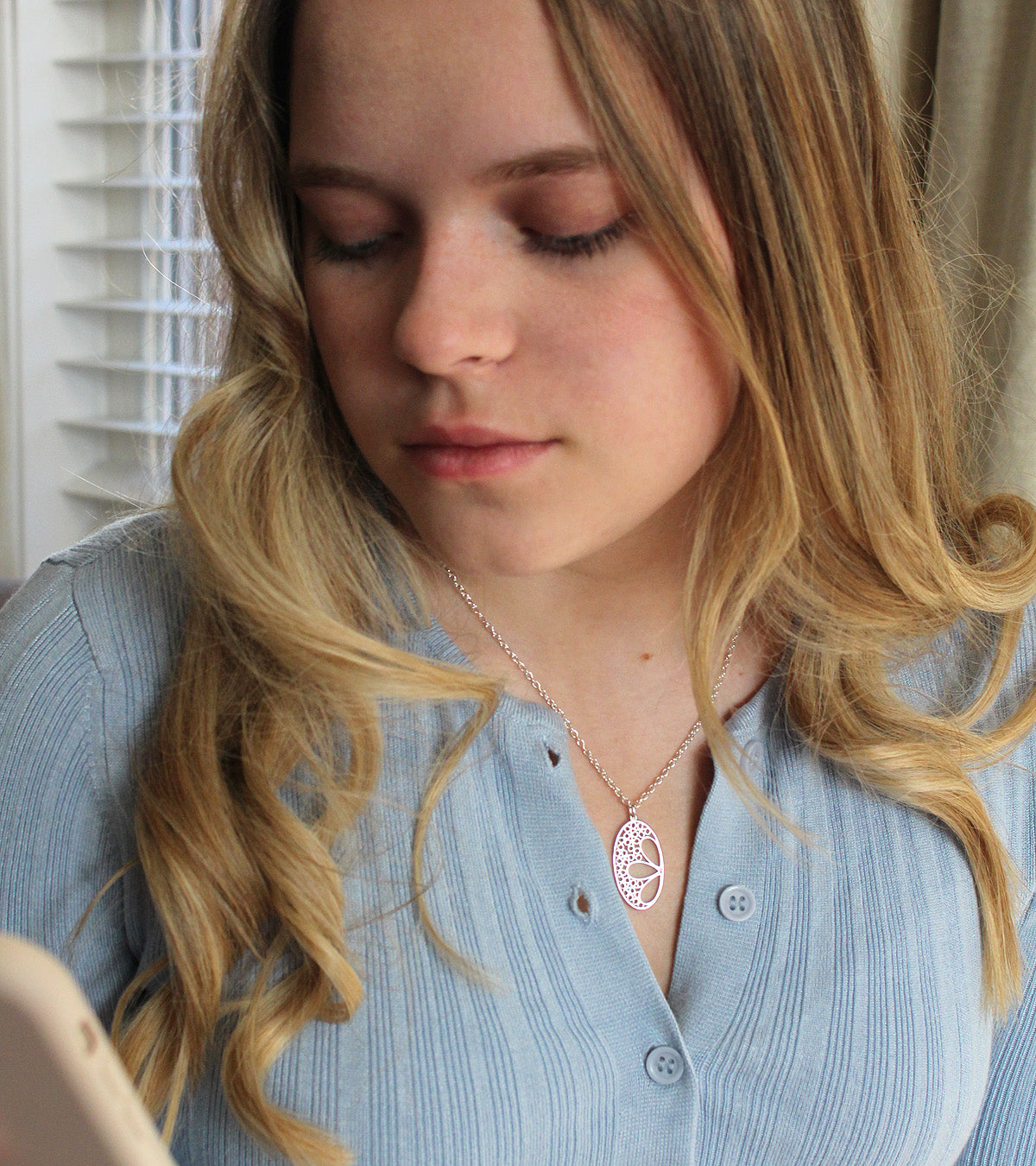 Filigree Floral Necklace