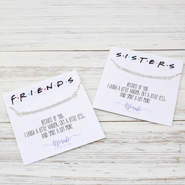 Friends & Sisters "Secret Message" Necklaces