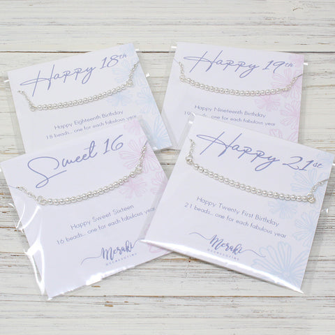 Milestone Birthday Necklaces