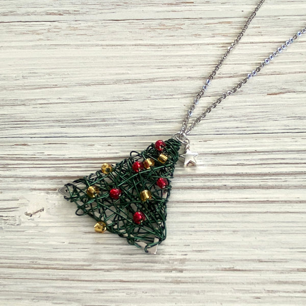 Christmas Tree Necklace