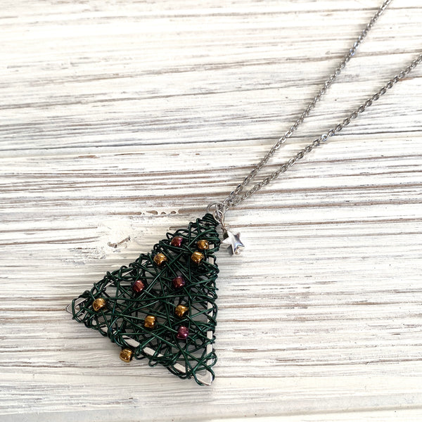 Christmas Tree Necklace