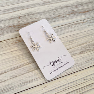 Small Snowflake Earring