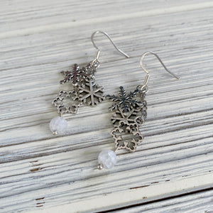 Snowflake Cluster Earring