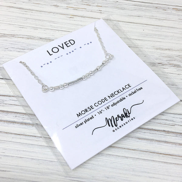 Kódikas "Morse Code" Necklaces