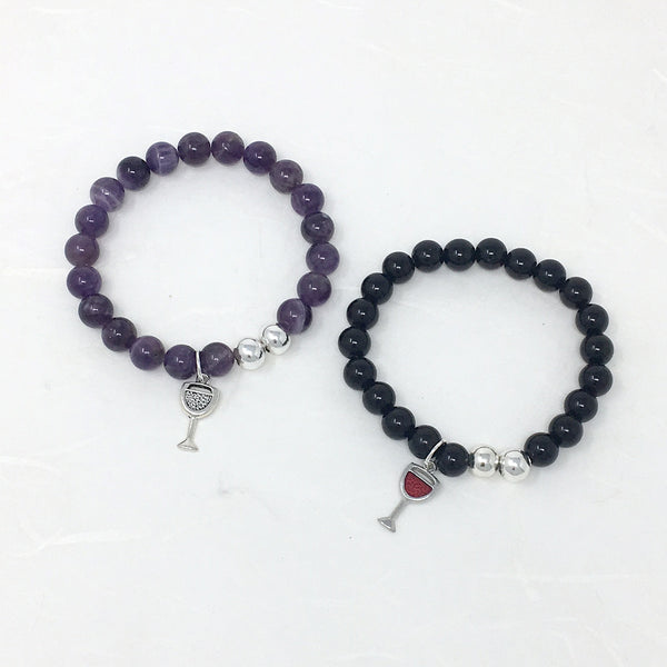Wine Mala Bracelets (6 colour options)