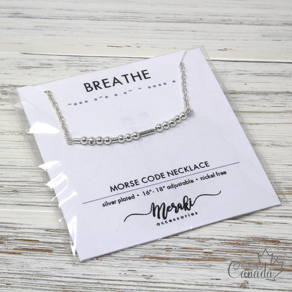 Kódikas "Morse Code" Necklaces