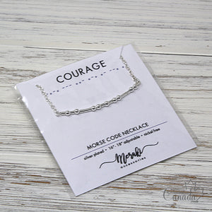 Kódikas "Morse Code" Necklaces