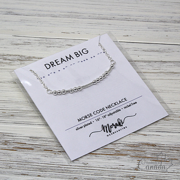 Kódikas "Morse Code" Necklaces