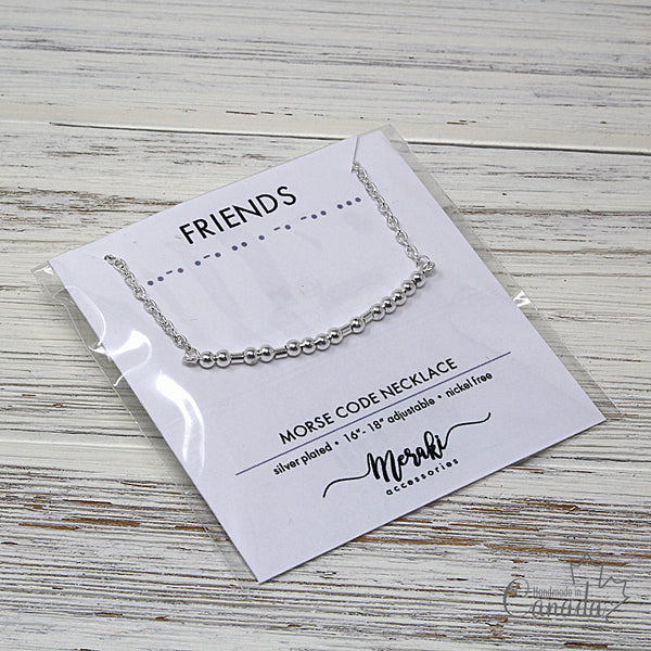 Kódikas "Morse Code" Necklaces