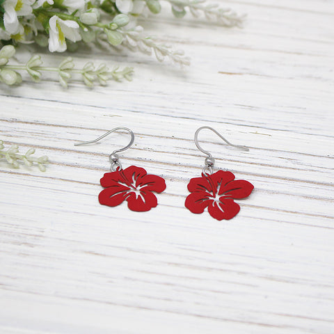 Tropical Flower Earrings (4 Colours)