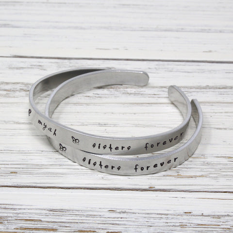 Sisters or Friends "Forever" Bangle Set - 2 pc