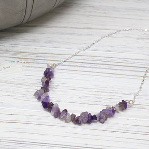 Paraschída 'Amethyst Stone' Necklace