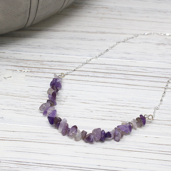 Paraschída 'Amethyst Stone' Necklace