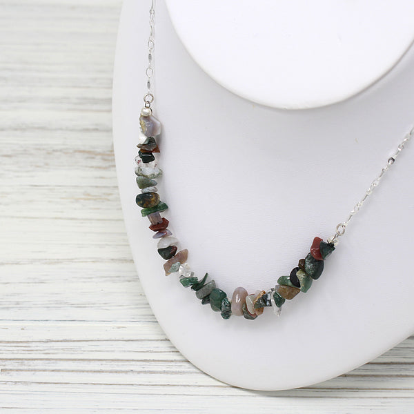 Natural Stone Necklaces, Assorted Stone Options
