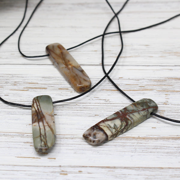 Fleva Jasper Stone Necklace