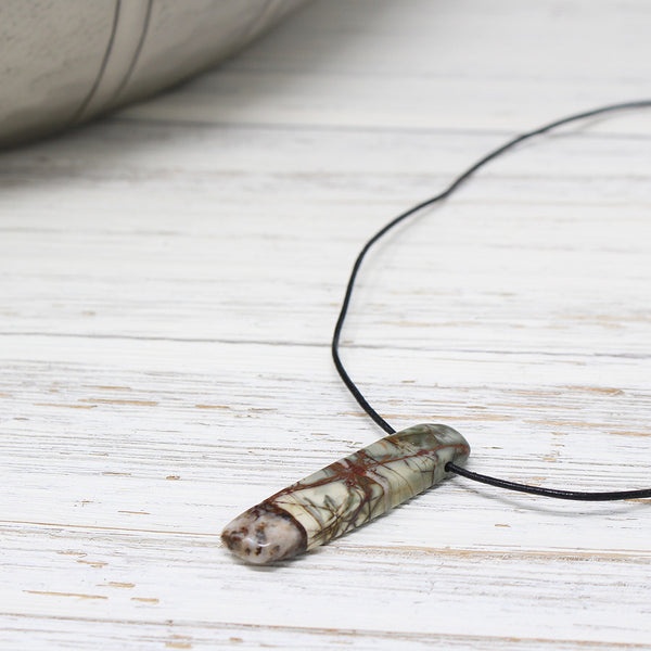 Fleva Jasper Stone Necklace