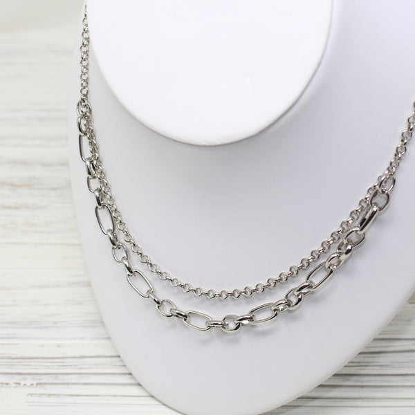 Alysida Double Chain Necklace