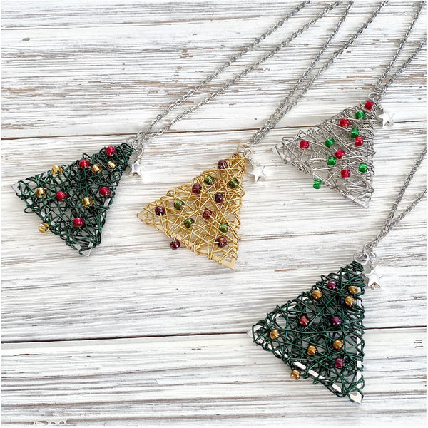 Christmas Tree Necklace