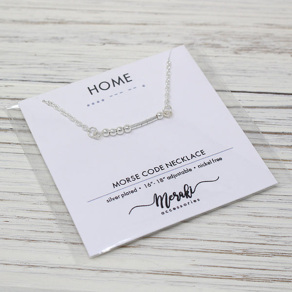 Kódikas "Morse Code" Necklaces