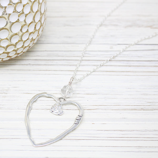 Heart Over Heart Necklace