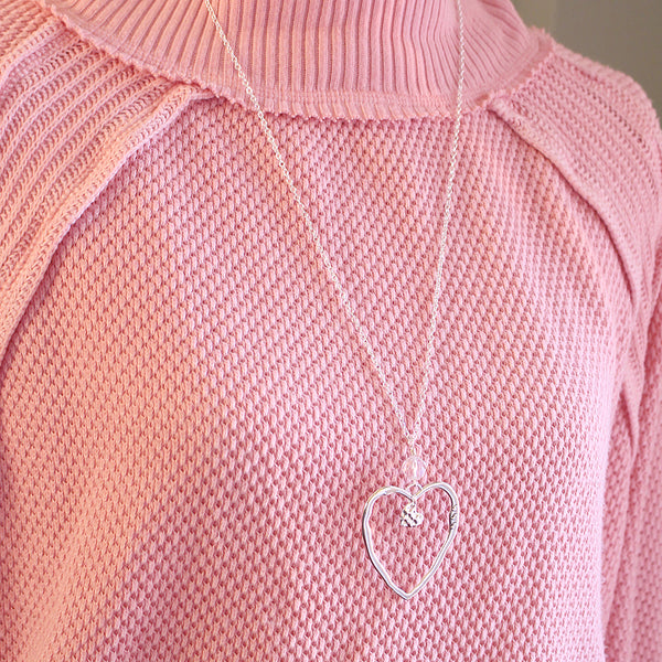Heart Over Heart Necklace