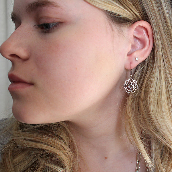 Rose Earrings