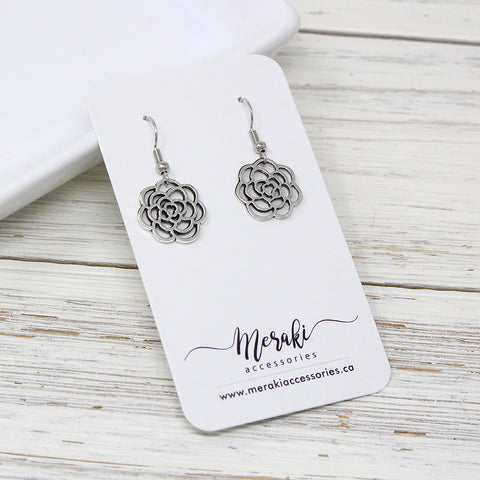 Rose Earrings