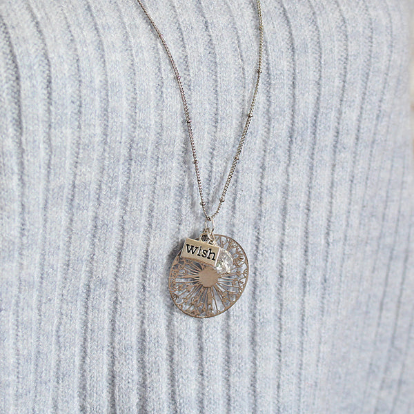 Dandelion Wish Necklace